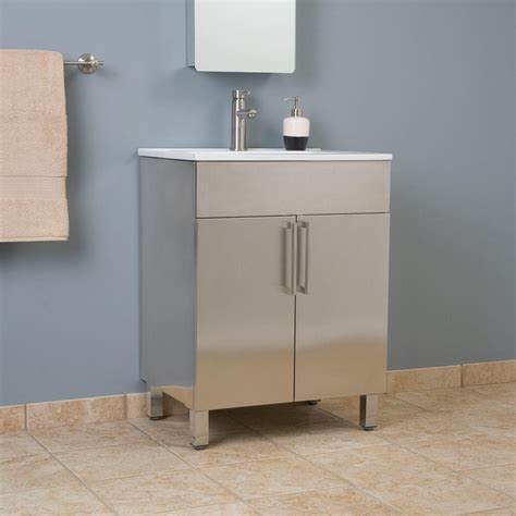 steel vanity cabinet|stainless steel bathroom vanity cabinet.